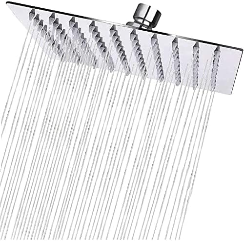 Regenduschkopf Duschkopf 12 Zoll Selbstreinigend Quadratisch Edelstahl 30x30cm Chrom