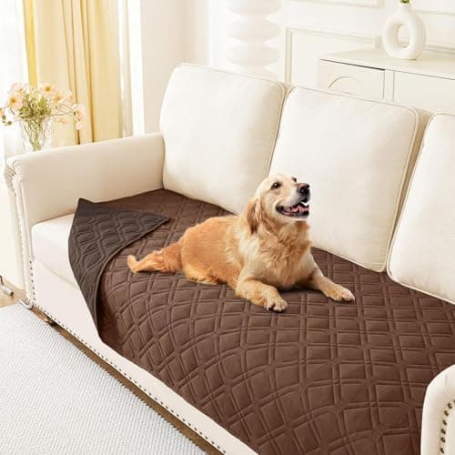 Homaxy Hundedecke Wasserdicht für Outdoor-Use, Weich und Wendig, ideal für Sofa, Couch und Bett (130x100cm, Grau+Dunkelg
