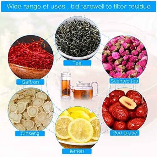 Teeei für Losen Tee, Edelstahl Sieb 4 Stück, für Gewürze und Tee (ø 4,5/5,5/7/9 cm)  
Edelstahl Teekugel mit Kette, Groß