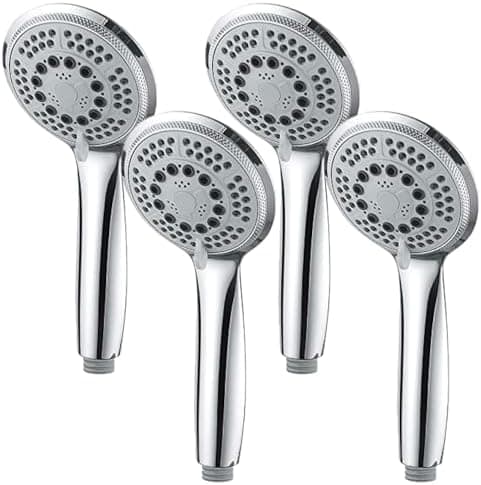 GRIFEMA Wasser Sparsende Regendusche XXL - Hochdruck, 5 Strahlarten, Chrom, G803 Global Recycled Standard