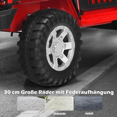 COSTWAY Elektroauto für Kinder Schwarz