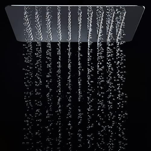 Klimatic 12 Zoll Regendusche Edelstahl AISI304 Anti-Kalk-Düsen Rund Duschkopf Regenbrausettung