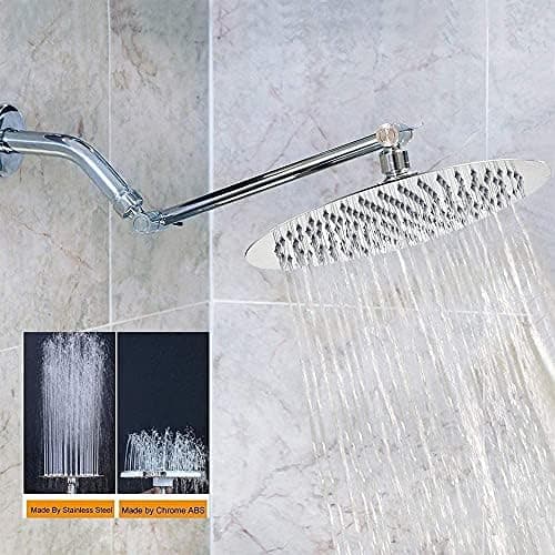 Regenduschkopf Duschkopf 12 Zoll Selbstreinigend Quadratisch Edelstahl 30x30cm Chrom