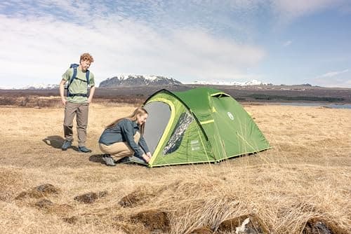 Coleman Darwin 3 Zelt - 100% wasserdicht, leichtes 3-Personen Campingzelt - perfekt für Wanderer und Familien