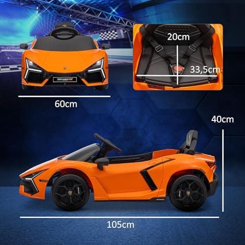 AIYAPLAY Kinder Elektroauto 12V mit 2,4G Fernbedienung Rosa