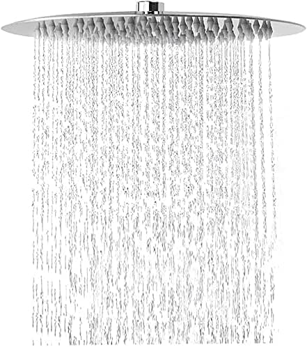 Regenduschkopf Duschkopf 12 Zoll Selbstreinigend Quadratisch Edelstahl 30x30cm Chrom