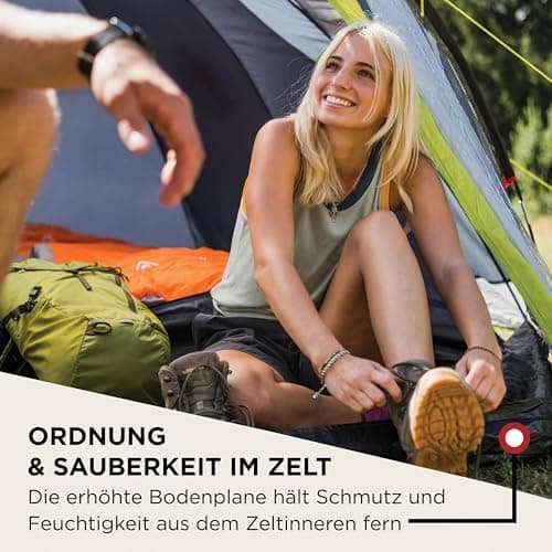 Coleman Darwin 3 Zelt - 100% wasserdicht, leichtes 3-Personen Campingzelt - perfekt für Wanderer und Familien