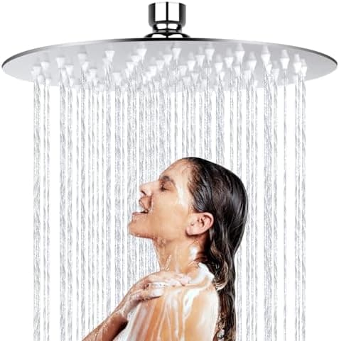 Regendusche 20cm Edelstahl Hád 304 Hochdruck Wassersparend 360° Verstellbar Komfortables Duscherlebnis