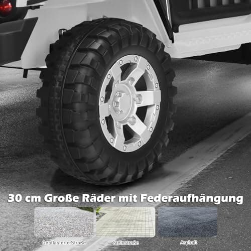 COSTWAY Elektroauto für Kinder Schwarz