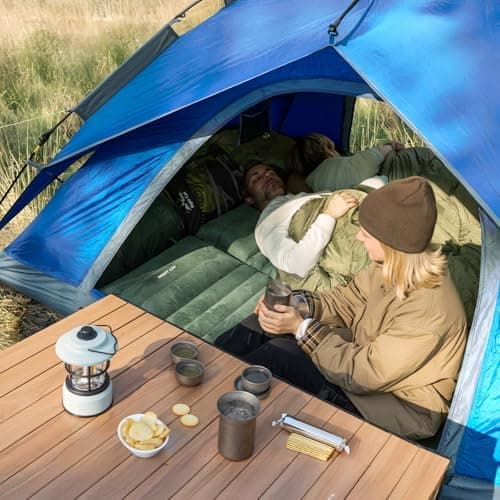 Night Cat Pop Up Zelt 3 4 Personen: Wasserdicht, atmungsaktiv, einfach einstellbar für Camping und Wandern - Reichweitze