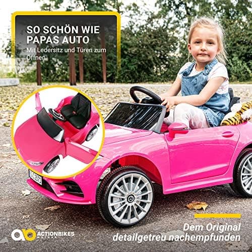Actionbikes Motors Kinder Elektroauto Mercedes CLS 350 | Fernbedienung - Lizenziert - Elektrofahrzeug für 3+ Jahre - Pin