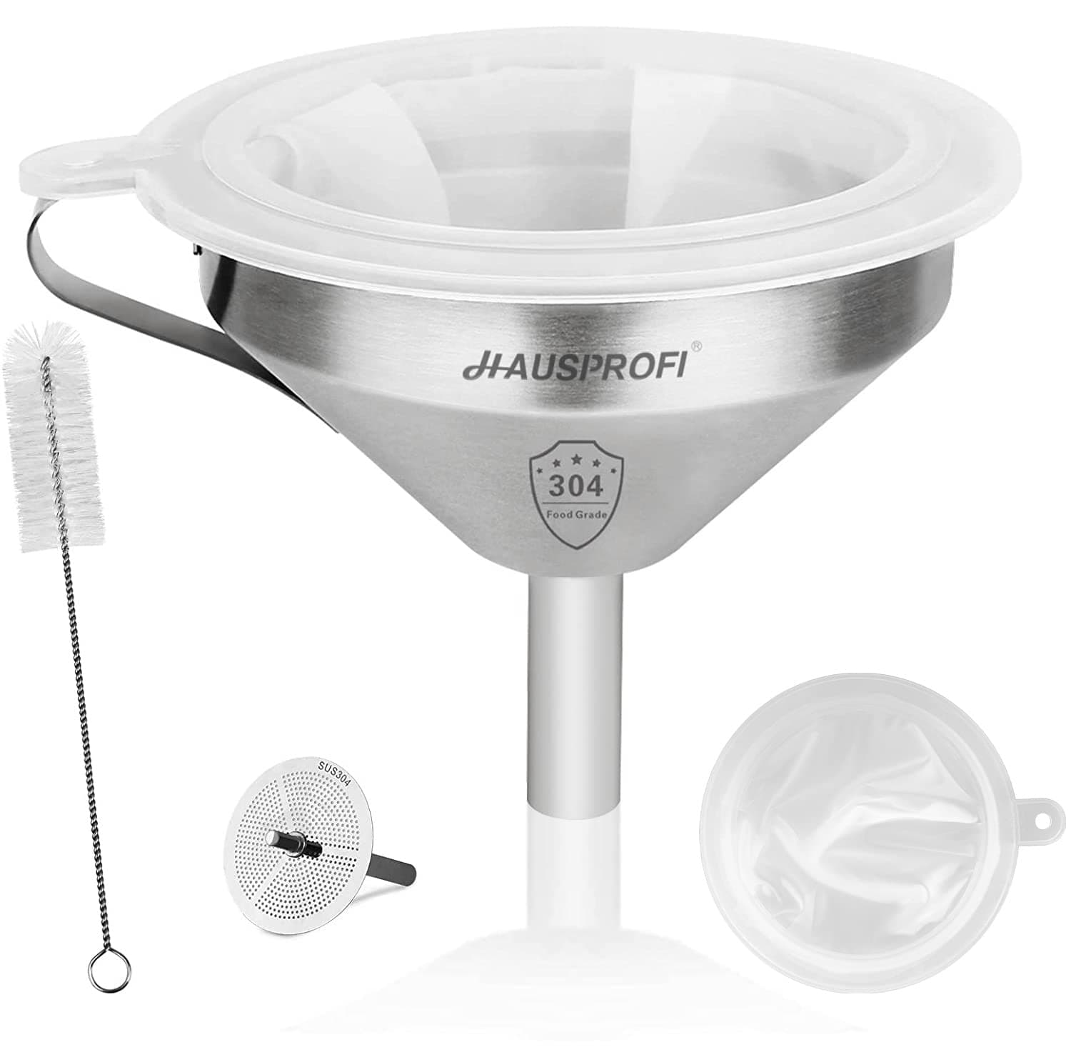 HAUSPROFI Edelstahl Trichter 5 Zoll 200 Mesh Filter Sieb für Küchenjäumer bei Jam Strapping
| HAUSPROFI 5 Zoll Trichter