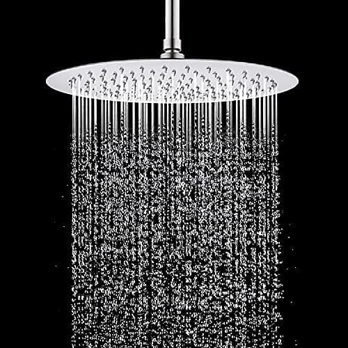 Regenduschkopf Duschkopf 12 Zoll Selbstreinigend Quadratisch Edelstahl 30x30cm Chrom
