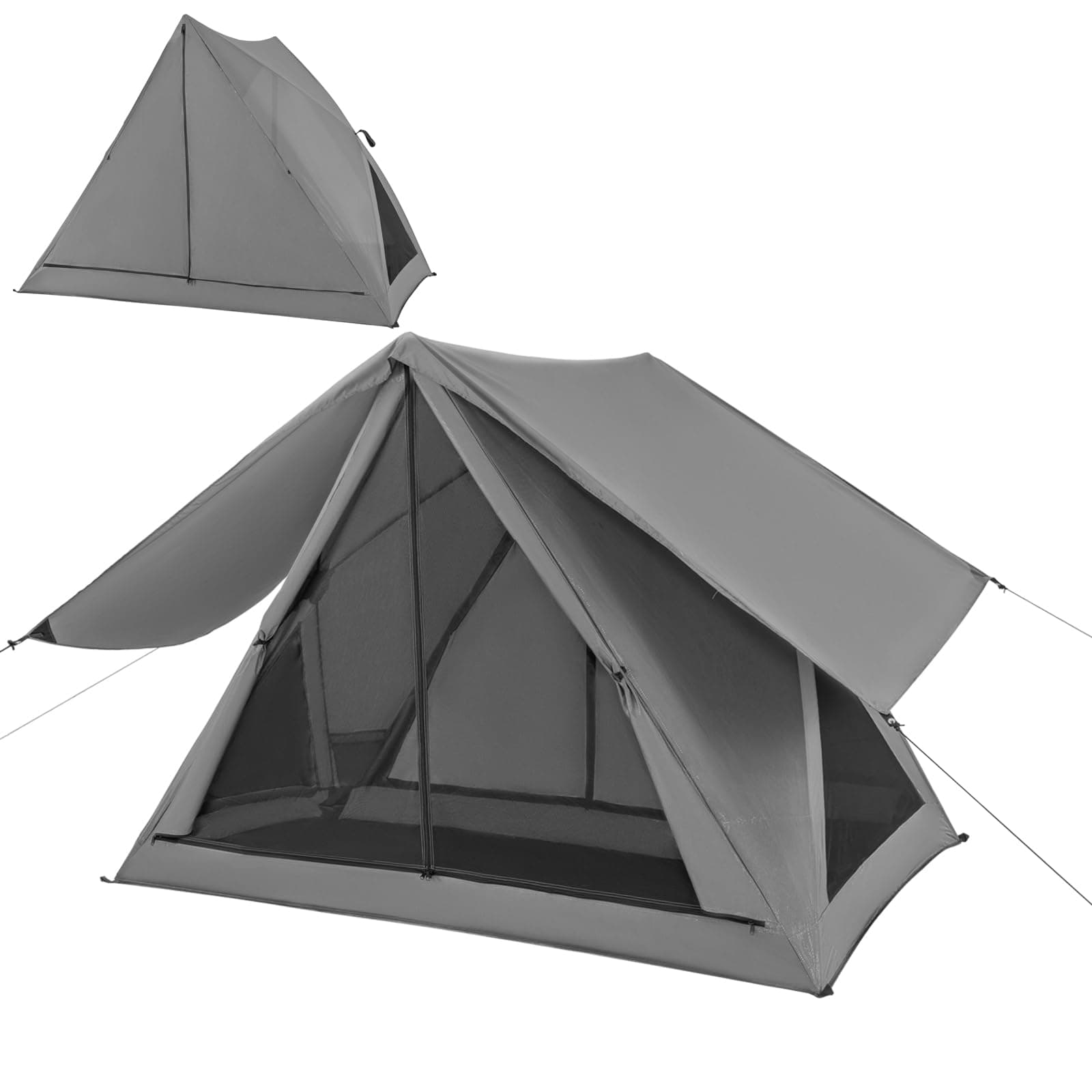 HOMASIS Wasserdichtes Campingzelt für 2–3 Personen
| HOMASIS Pop up Zelt mit Regendach für die Familie
| HOMASIS 360° e
