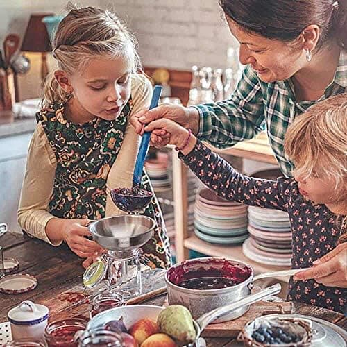 HAUSPROFI Premium 304 Edelstahl Trichter Set - Spülmaschinenfest für Profis und Küchenanfänger - Flüssigkeiten, Öle und