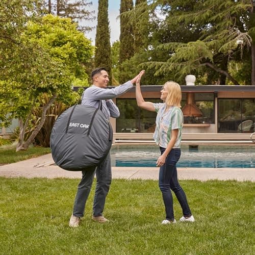 EAST OAK Pop Up Zelt 2-3 Personen - ideal für Familie, Camping und Garten - Wasserdicht, UV-Schutz, 360° Belüftung, Anti