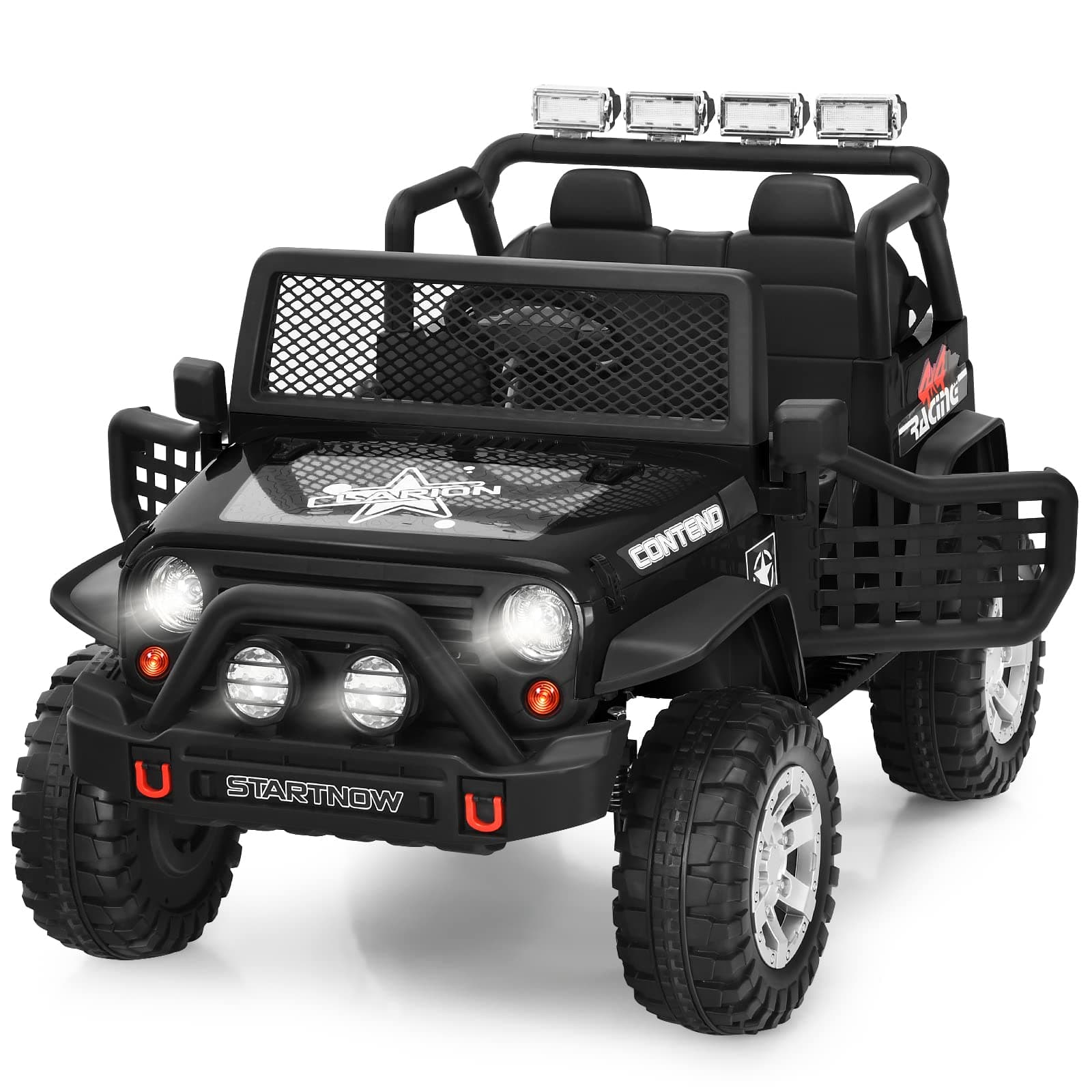 COSTWAY Elektroauto für Kinder Schwarz