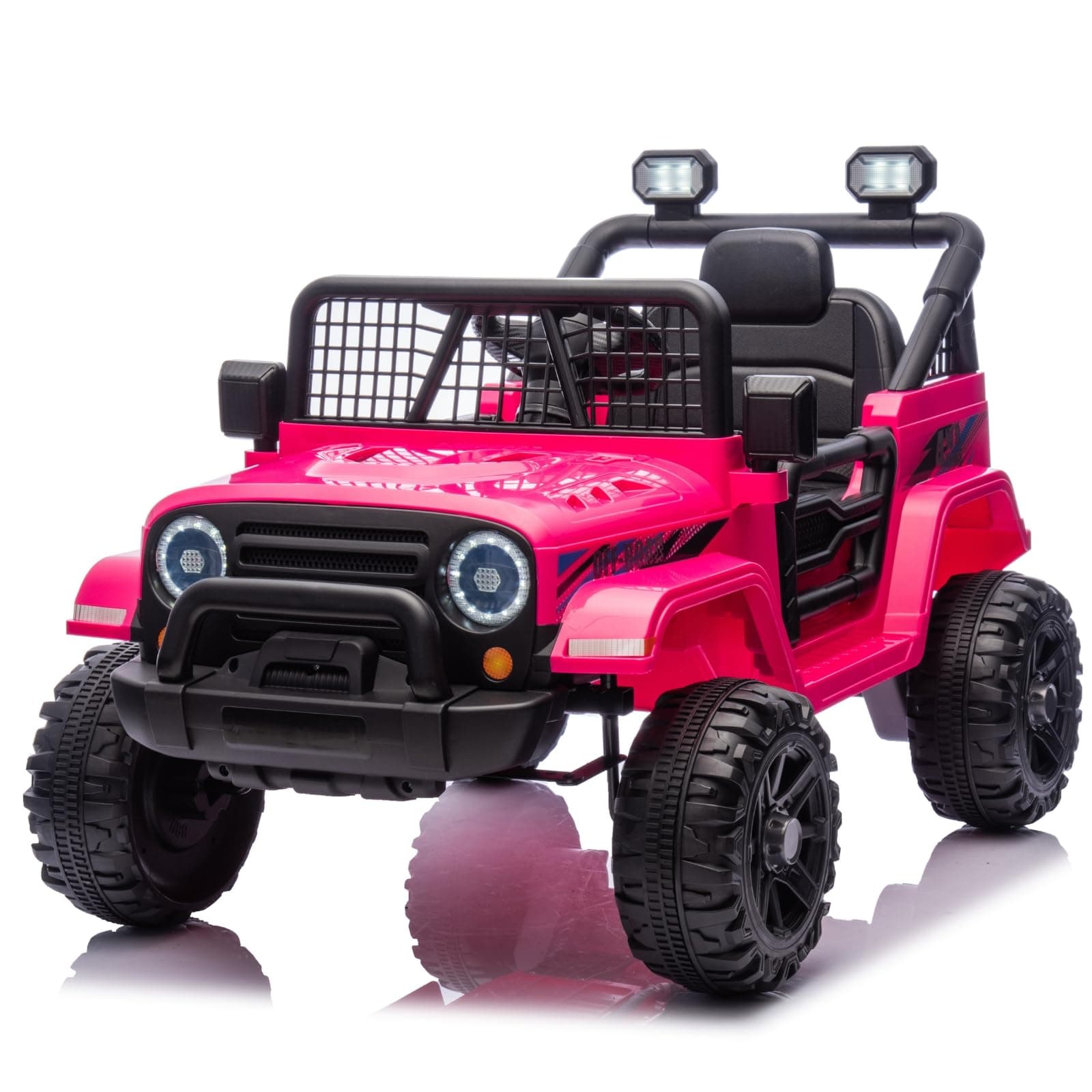 LEADZM Kinder Elektroauto - Elektroauto für Kinder 12V, 4 Eva Räder, Fernbedienung, Kindersicherheit, Kinderauto Kinderf