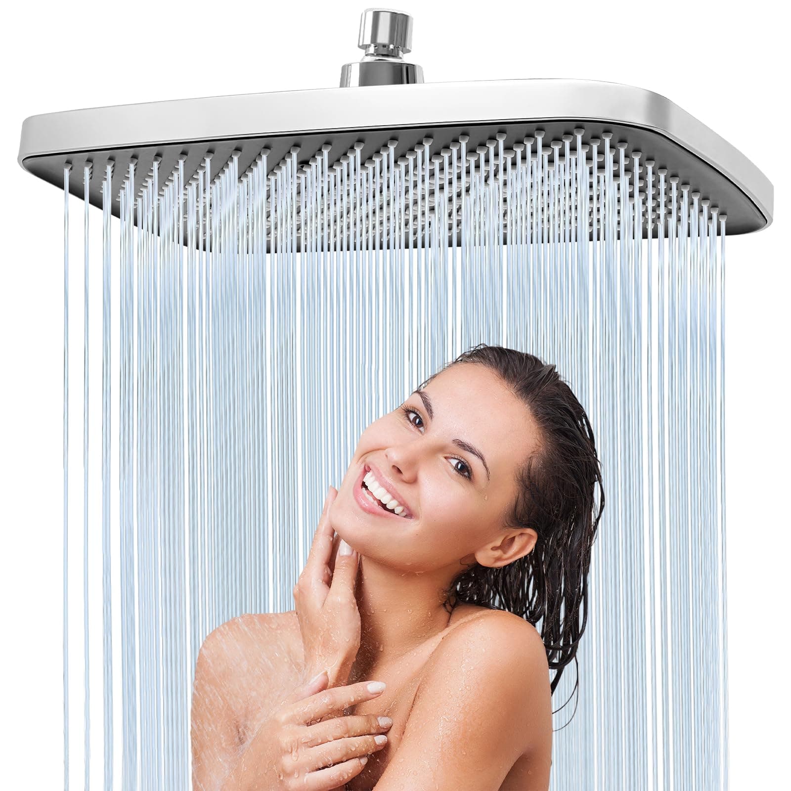 Regendusche Duschkopf 14 Zoll Edelstahl Selbstreinigend 30 x 20 cm 360° Verstellbar Cena Preis