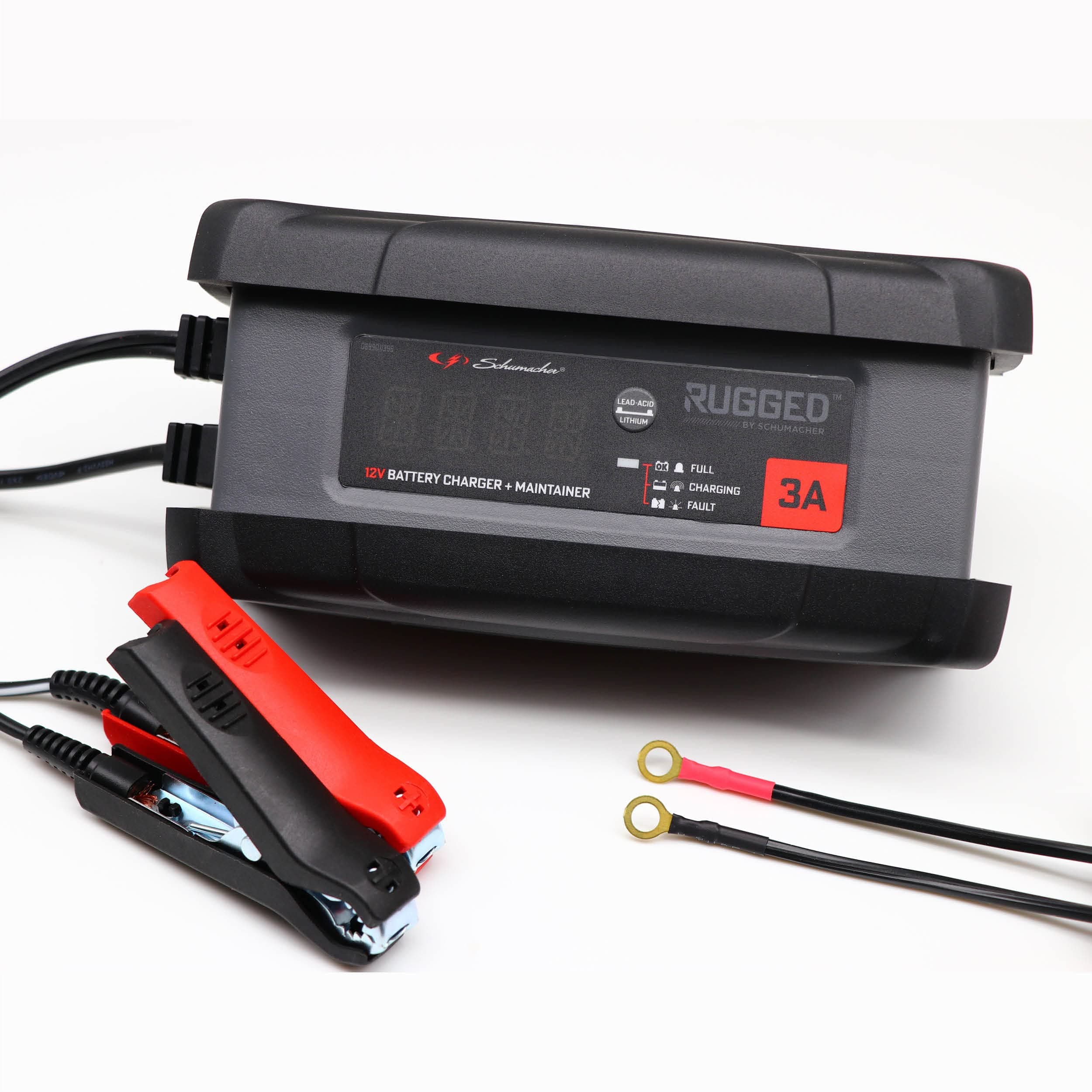 Schumacher Rugged SPX 458 Automatisches und intelligentes Lade- und Erhaltungsgerät - für Motorrad, Auto, Boot, Schutzar